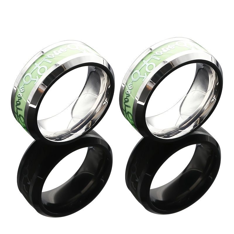 stainless steel luminous cock ring glans