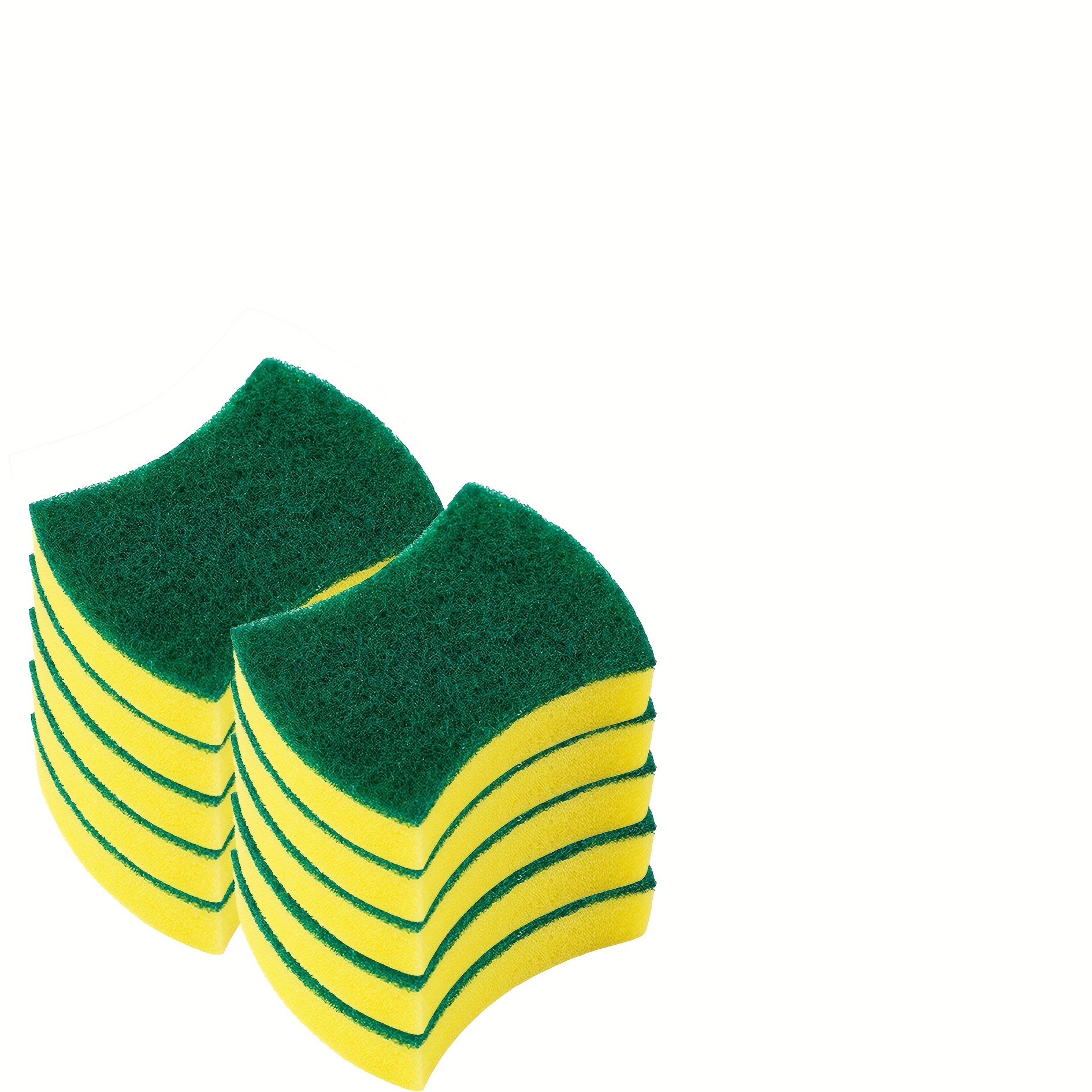 Polyester Cleaning Sponge for Kitchen Daily Use - Pack of 30pcs