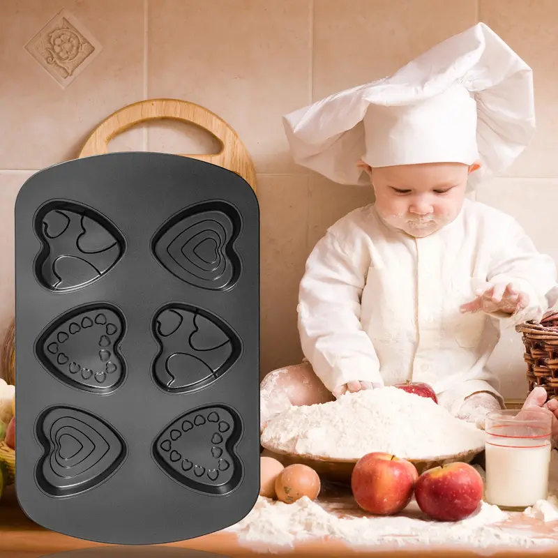 1pc, Heart-shaped Cookie Baking Tray, Baking Tray, Suitable For Homemade  Cookies, Kitchen Utensils, Baking Supplies Kitchen Stuff Kitchen Accessories