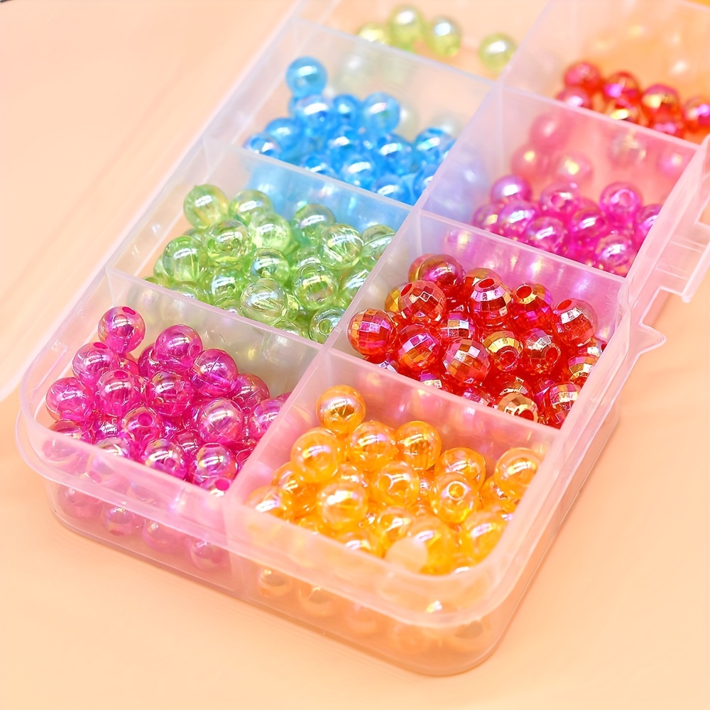 Free Fisher Fishing Beads Assorted,1000pcs 5mm Beads Fishing for Saltwater Freshwater,Round Float Glow Fishing Rig Beads