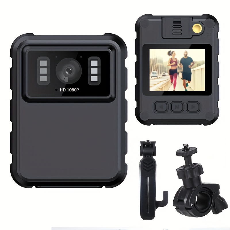 

1 Set 7-8 Hours Of Hd Video Recording With Waterproof Night Vision, The Ultimate Body Camera For Home And Outdoor Activities