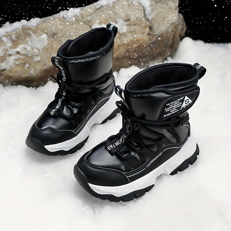 Men's Sporty Winter Snow Boots,comfortable Warm, Casual Walking