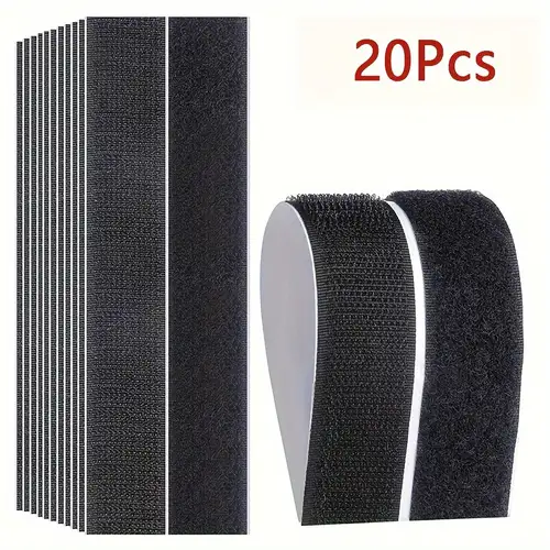 10sets Hook And Loop Strips With Adhesive Sticky Back Magic Sticker  Mounting Tape For Carpet, Couch Cushions Adhesive Fasten Mounting Tape For  Home Instead Of Holes And Screws - Industrial & Commercial 