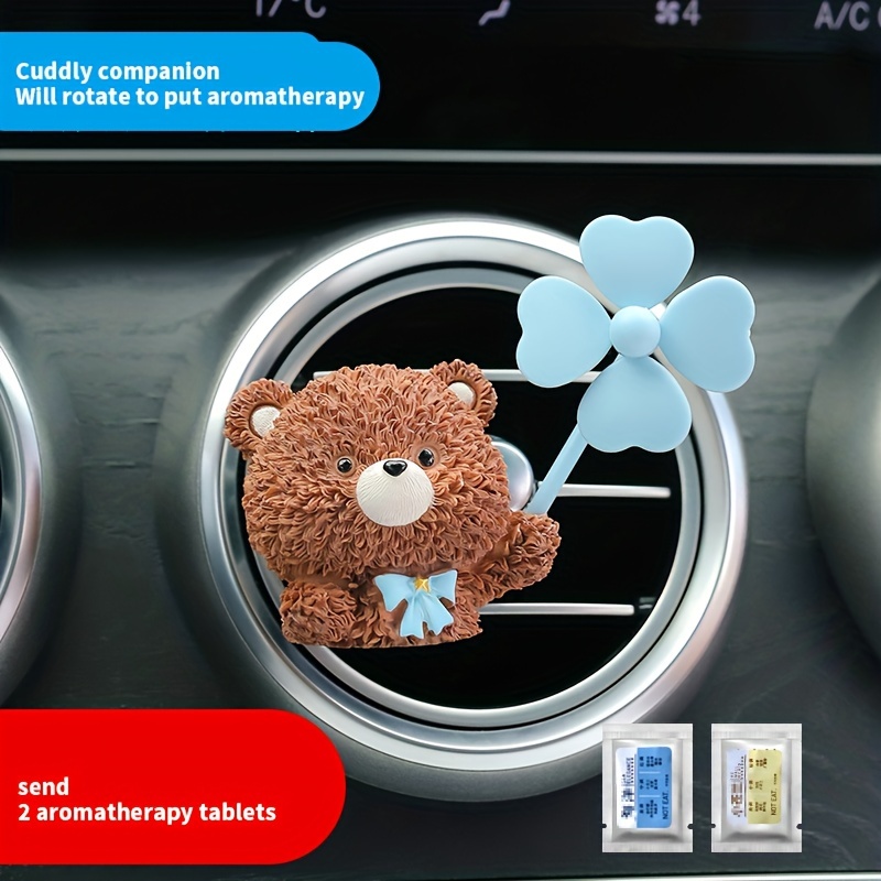 Creative Cartoon Car Air Outlet Decoration Clip Cute Animal - Temu