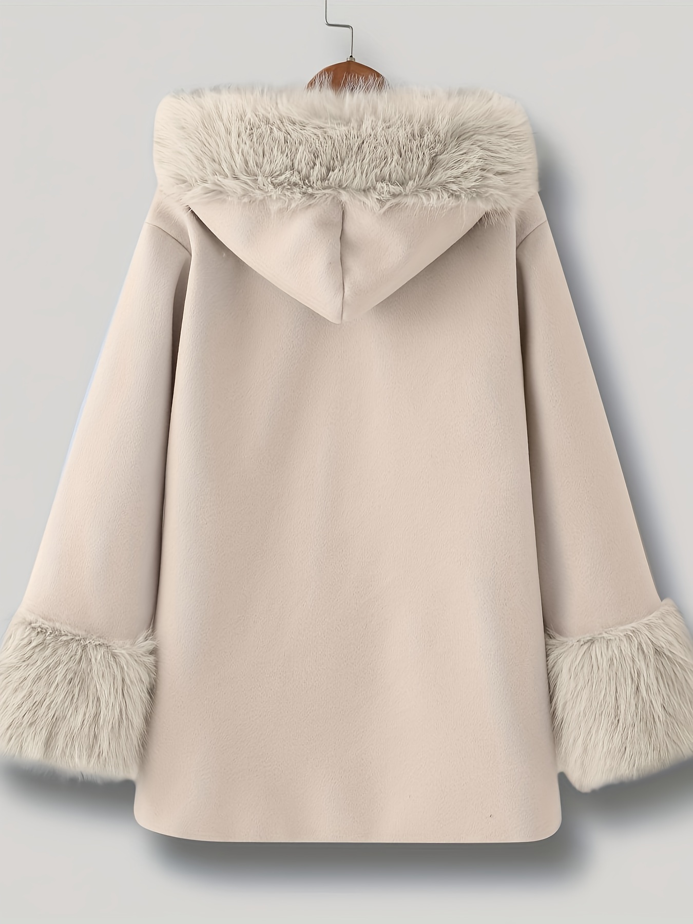 2024 Womens Parka Jacket Thicken Fleece Lined Winter Coat Fur Hooded Jackets  Outerwear Overcoats with Pockets Beige : : Clothing, Shoes &  Accessories