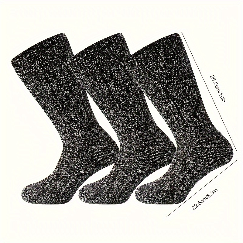 Men's Athletic Wool Socks Running Outdoor Sports Shock Absorbing