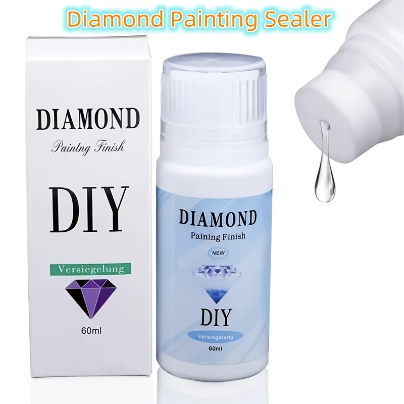 Diamond Painting Sealer, Diy Diamond Painting Glue Art Sealer With Sponge  Head, 5d Diamond Painting Kits Conserver Accessories Permanent Hold Effect  Sealer For Diamond Painting - Temu New Zealand