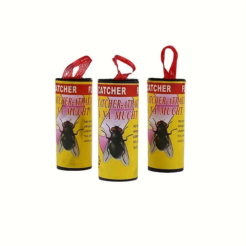 Fly Traps Indoor for Home Strips Indoor Sticky Hanging Window Fly Traps  Tapes for House Control Over Insects, Ladybugs, Fruit Flies, Mosquitoes,  Fleas