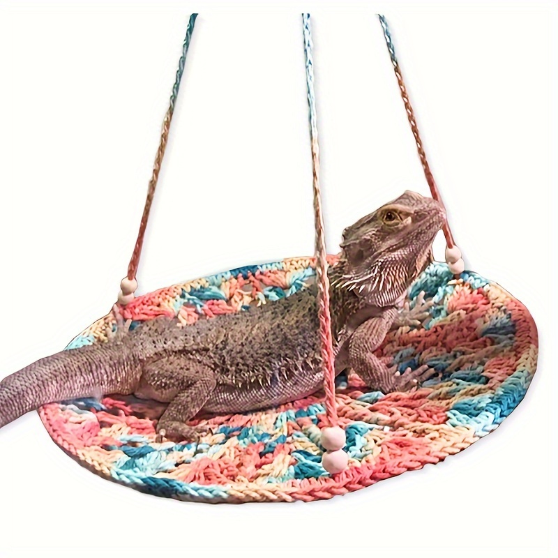 レオパ レオパードゲッコー 小動物用 手作りハンモック ゆったり大きめ