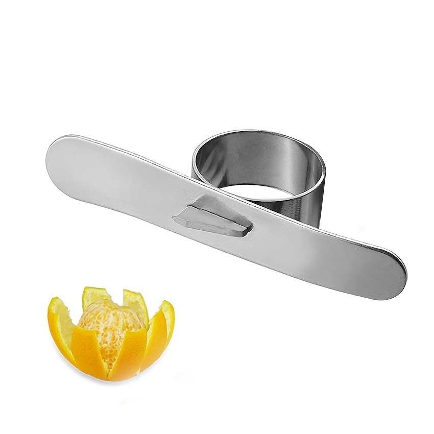 Finger Ring Peeler, Stainless Steel Finger Ring Finger Knife, Kitchen  Portable Opener, Open Fire Dragon Fruit, Open Grapefruit, Peel Pomegranate,  Peeling Artifact, Simple And Not Hurt Hands - Temu