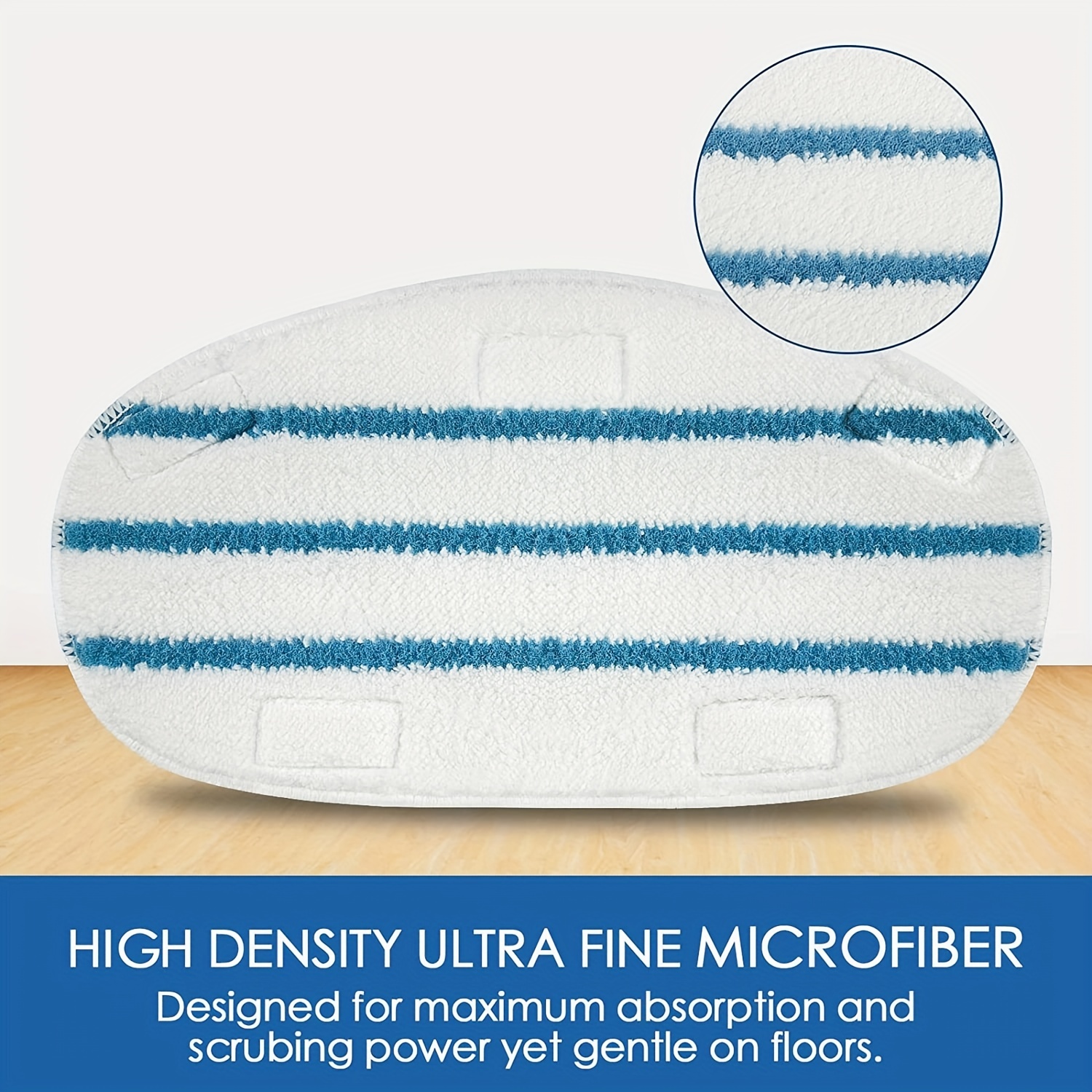 Amazinpure Microfiber Steam Mop Pad Compatible with PurSteam ThermaPro 211  10-in-1 Washable and Reusable