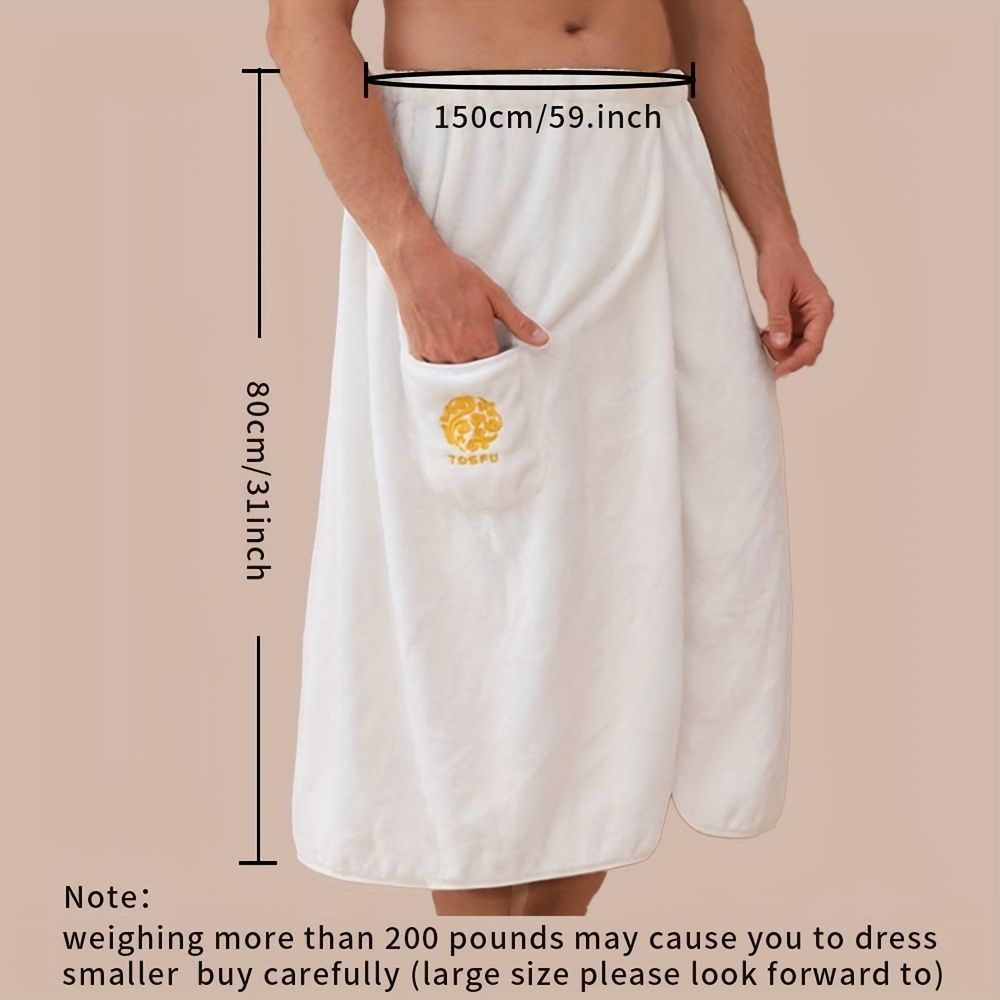 Spa Dress and Men's Wrap Towel