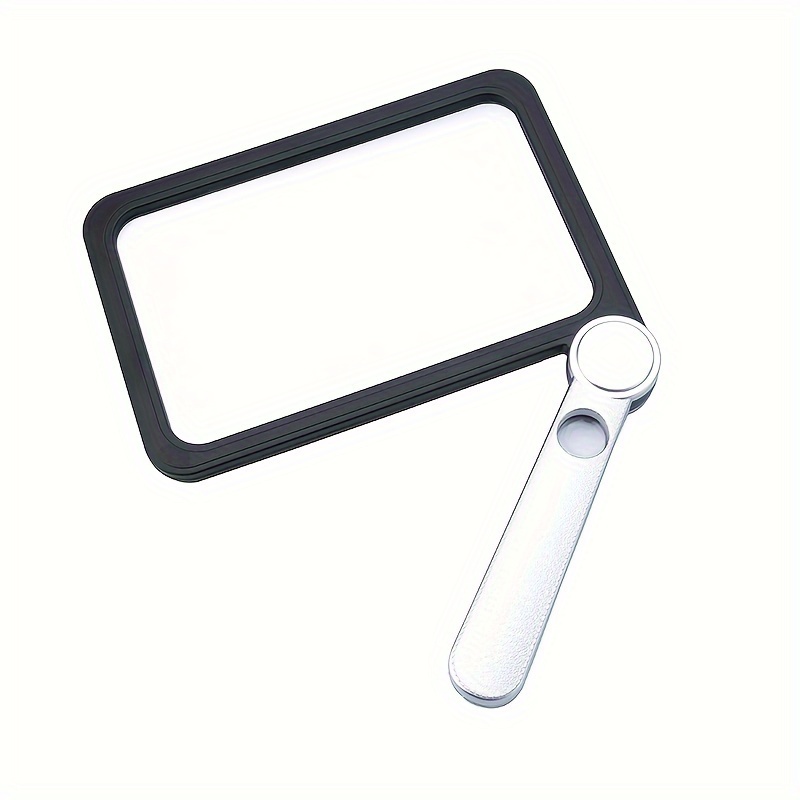 5X Magnifier Foldable Large Rectangular Reading Magnifier for Low Vision Seniors