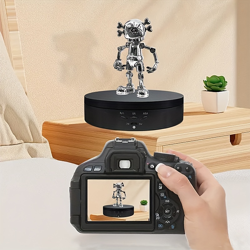 Rotating Display Stand 2 in 1 Photography Turntable - Temu