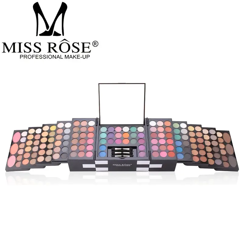 148 color magic cube makeup kit includes 82 color pearly eyeshadow palette 60 color matte eyeshadow 3 color blush 3 color eyebrow powder and 3 sponge sticks with mirror perfect mothers day gift for mom details 4