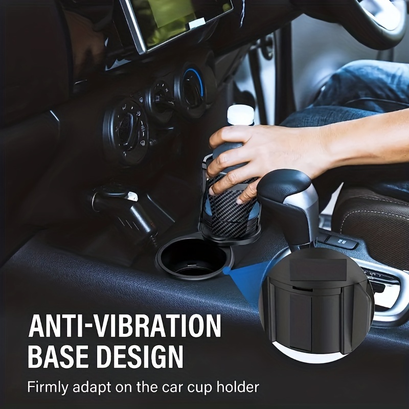 Getränkehalter Expander für Auto, Dual Car Cup Holder Adapter mit  verstellbarer Montagebasis, 2 in 1 Allzweck Car Cup Drink Can  Kaffeeflaschen Halter und