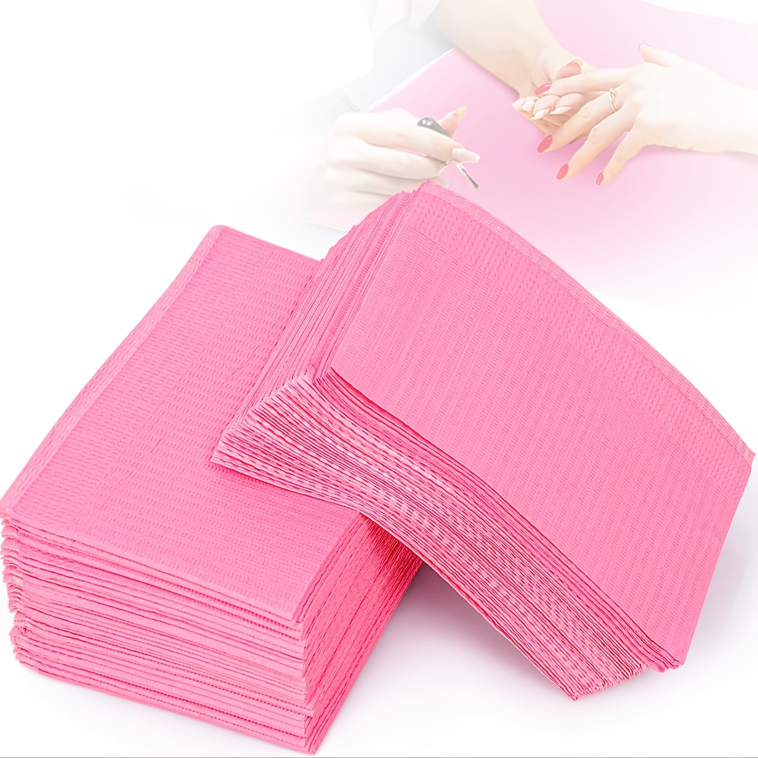 Waterproof Nail Art Table Towels 3 Ply Disposable Pad Salon - Temu