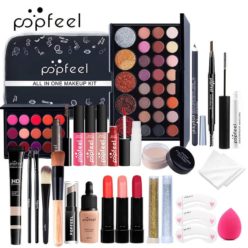 Kit De Maquillage Complet Pour Femme - Livraison Gratuite Pour Les