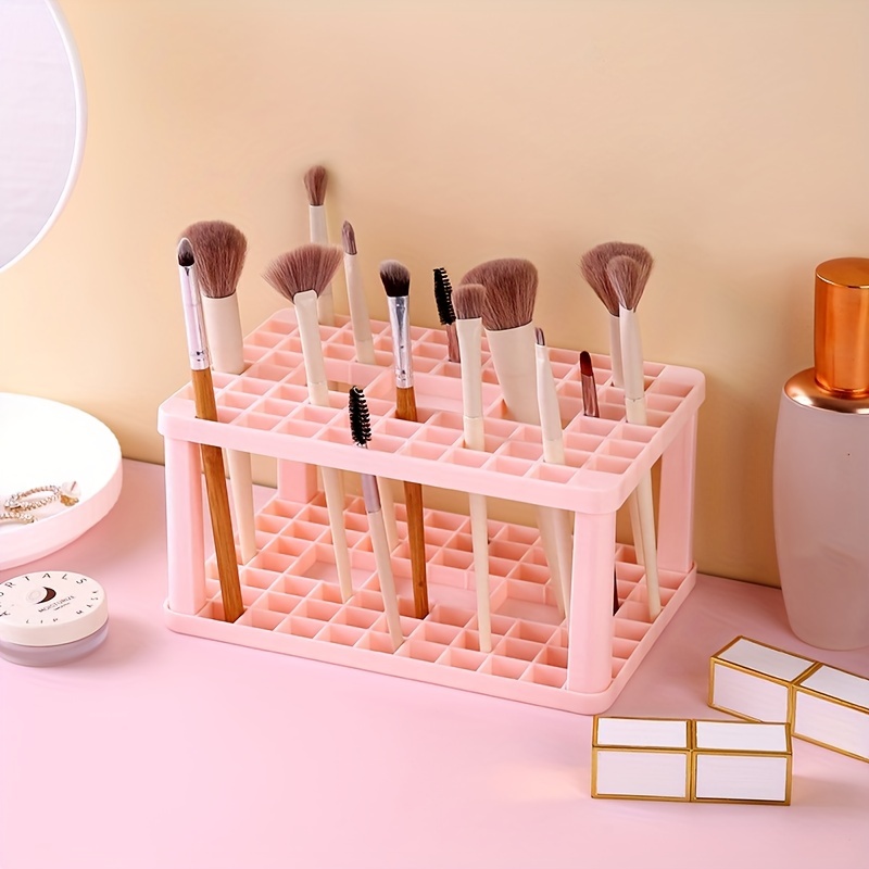 Lightweight Makeup Brush Storage Rack Organize And Display - Temu