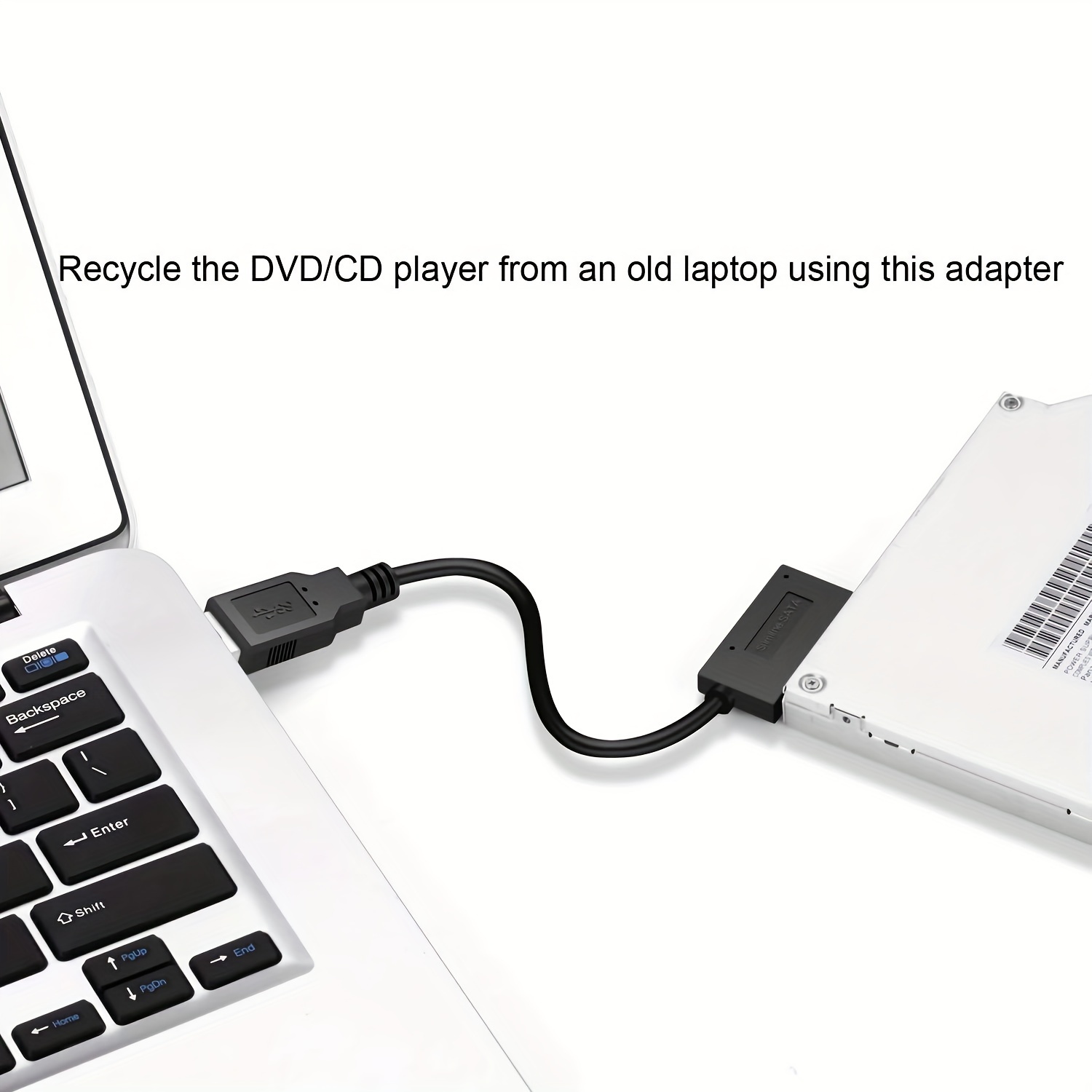 Lecteur CD DVD externe USB C, adaptateur USB Type C vers USB 3.0