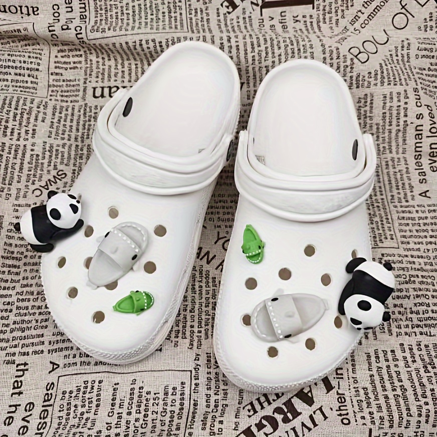 4/6/10/12pcs Sloth Series Kawaii Cartoon Shoes Charms for Clogs Sandals Decoration, Shoes DIY Accessories,Temu