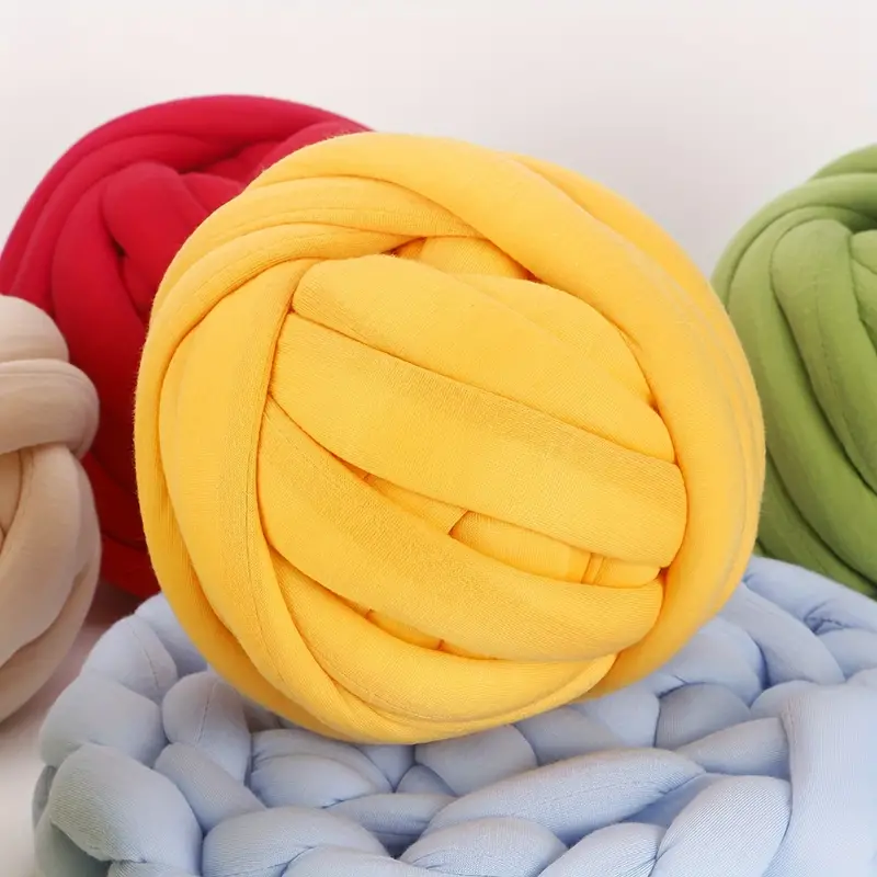 Chunky Cotton Yarn For Arm Knitting Crochet Super Saver - Temu
