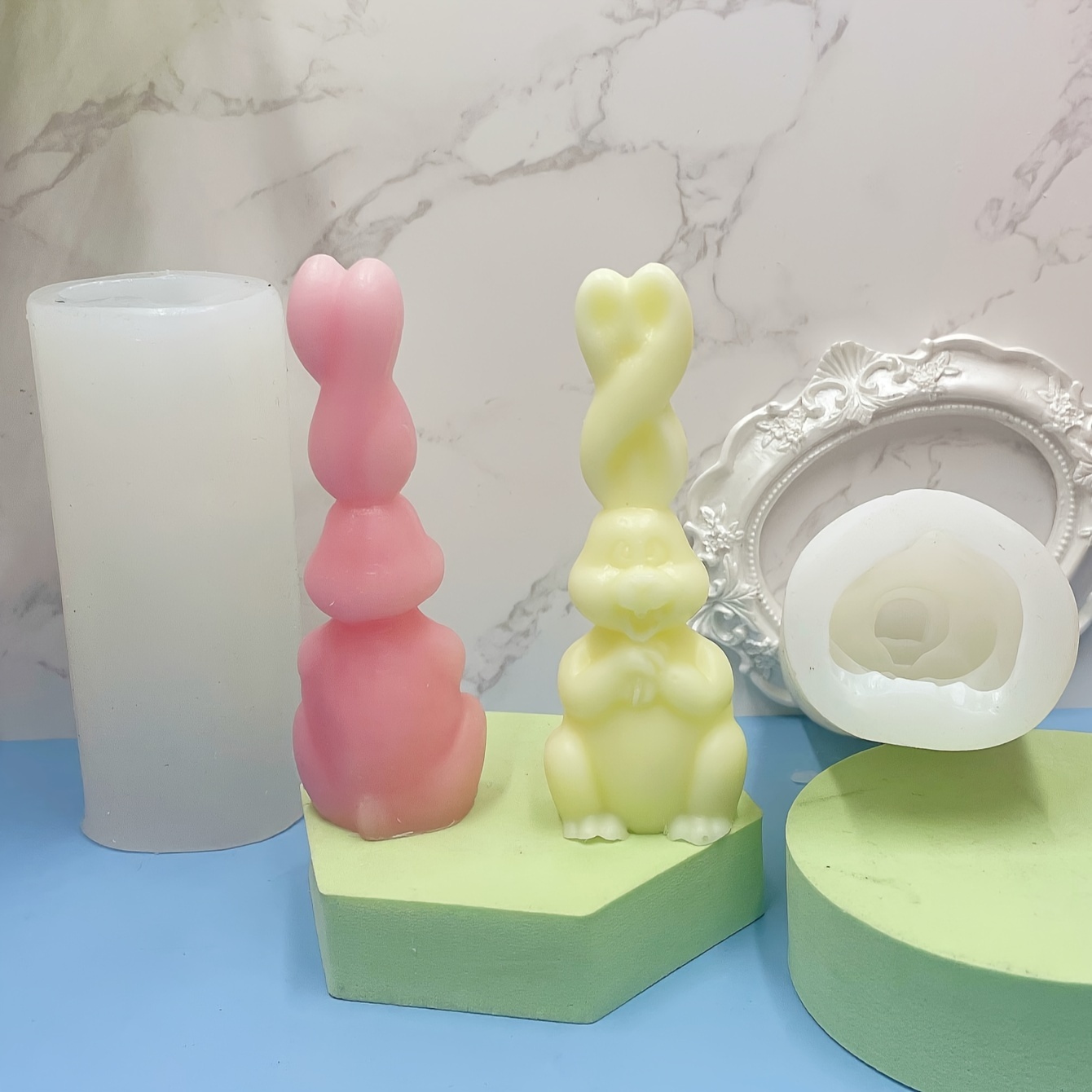 Moule En Silicone En Forme De Lapin Mignon, Pour Bougie D'aromathérapie Et  Figurine D'animal En Gypse, Achetez-en 2 Pour Un Meilleur Prix, 1 Pièce, Mode en ligne