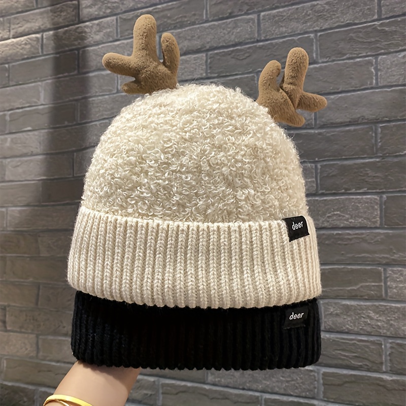 Gorro Lana Doble Hombre En Invierno Nuevo Gorro Punto Suave - Temu Spain