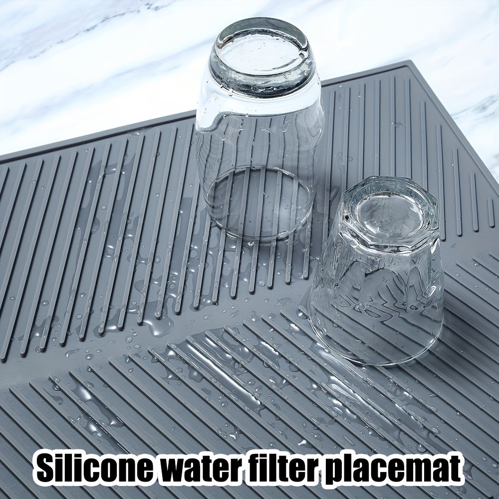 Silicone Draining Board Mat Dish Drying Mat Folding Draining Mat Large Drain  Pad Eco-Friendly Drainer Mat Heat Resistant Pot - AliExpress