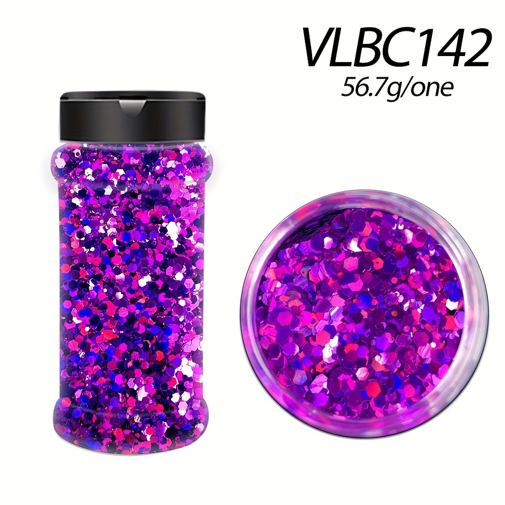 Lavender Mix Hologram Chunky glitter for Resin crafts, Glitter for