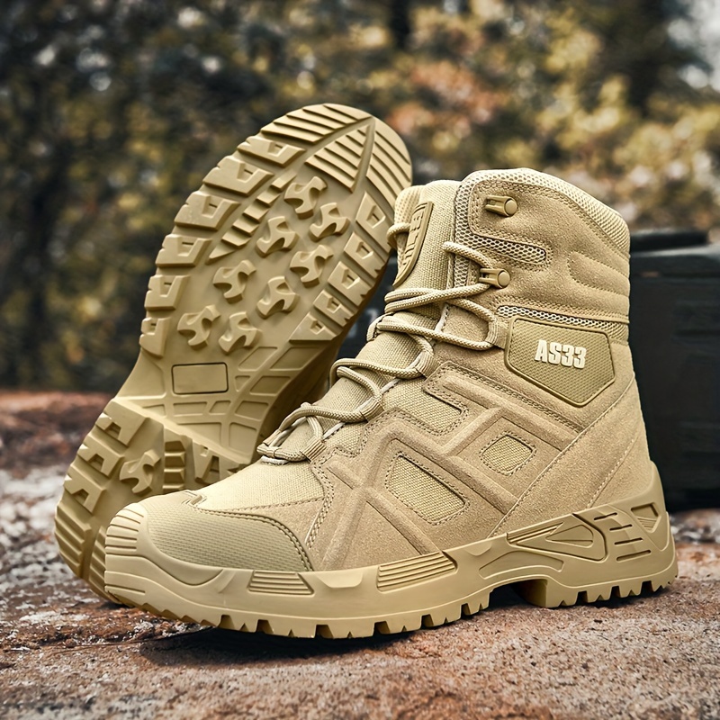 Moda Hombre Botas Invierno Al Aire Libre Militar Ejército Zapatos  Transpirables