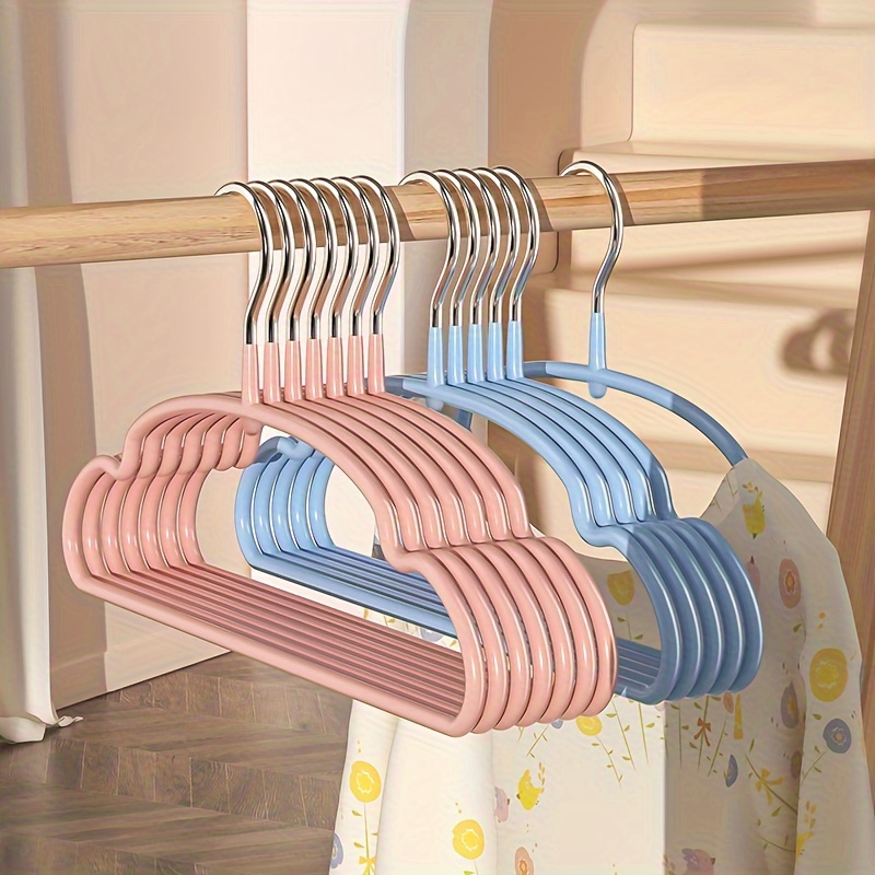 Plastic Children's Clothes Hangers Clothes Drying Rack Kids - Temu