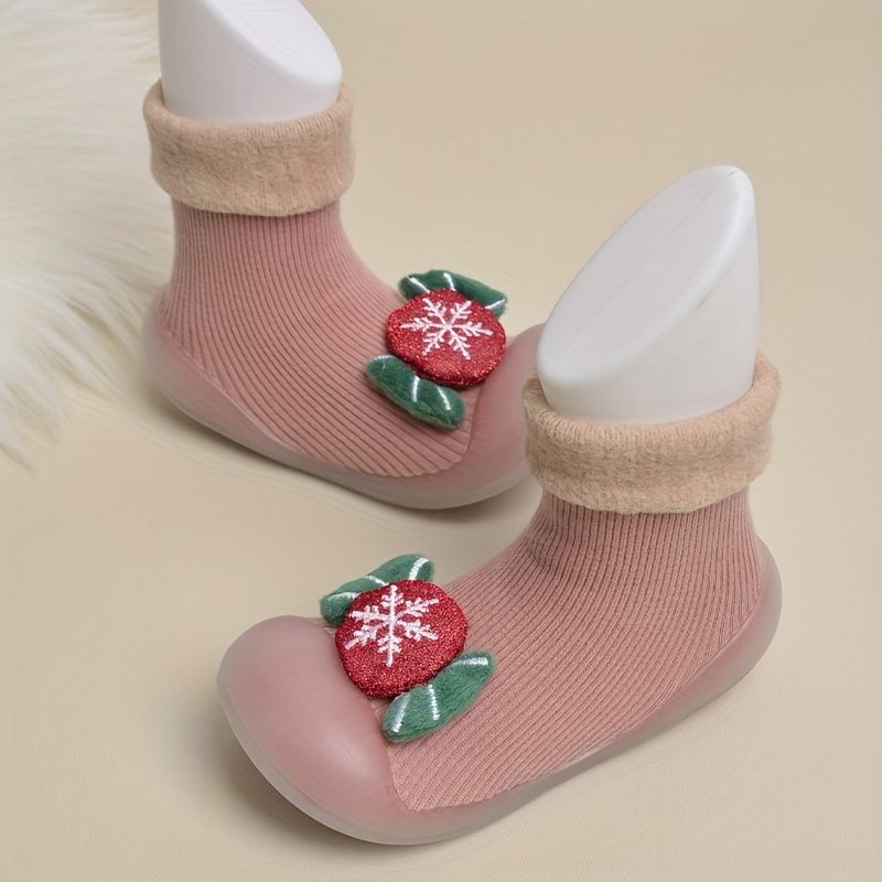 EDUBA Christmas Cartoon Slip On Sock Shoes For Boys