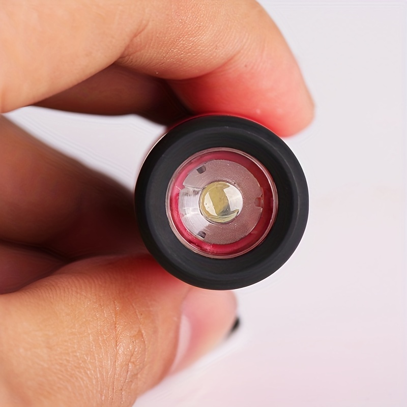 portable led light usb rechargeable outdoor waterproof keychain flashlight multicolor mini flashlight details 6