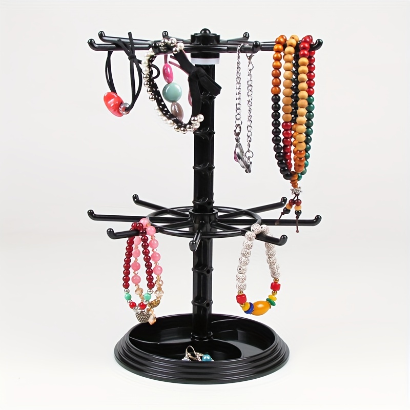 Ikee Design 4 Tier Bars Bracelets Jewelry Stand, Metal Type