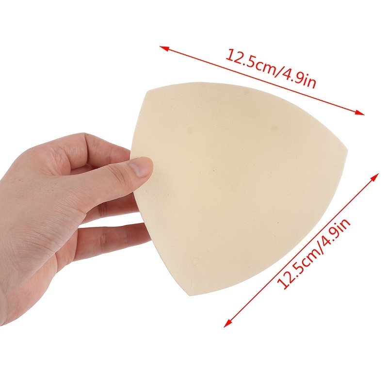 Women Removable Sponge Triangle Cups Bra Inserts Pads for Sports