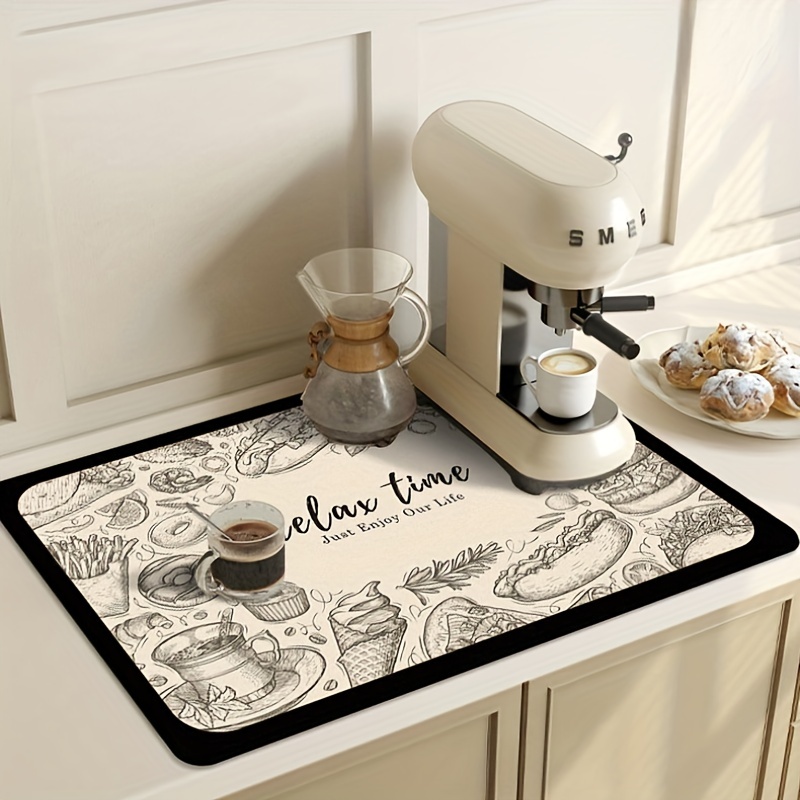 Water Control Mat Desktop Coasters Countertop Absorbent Mat