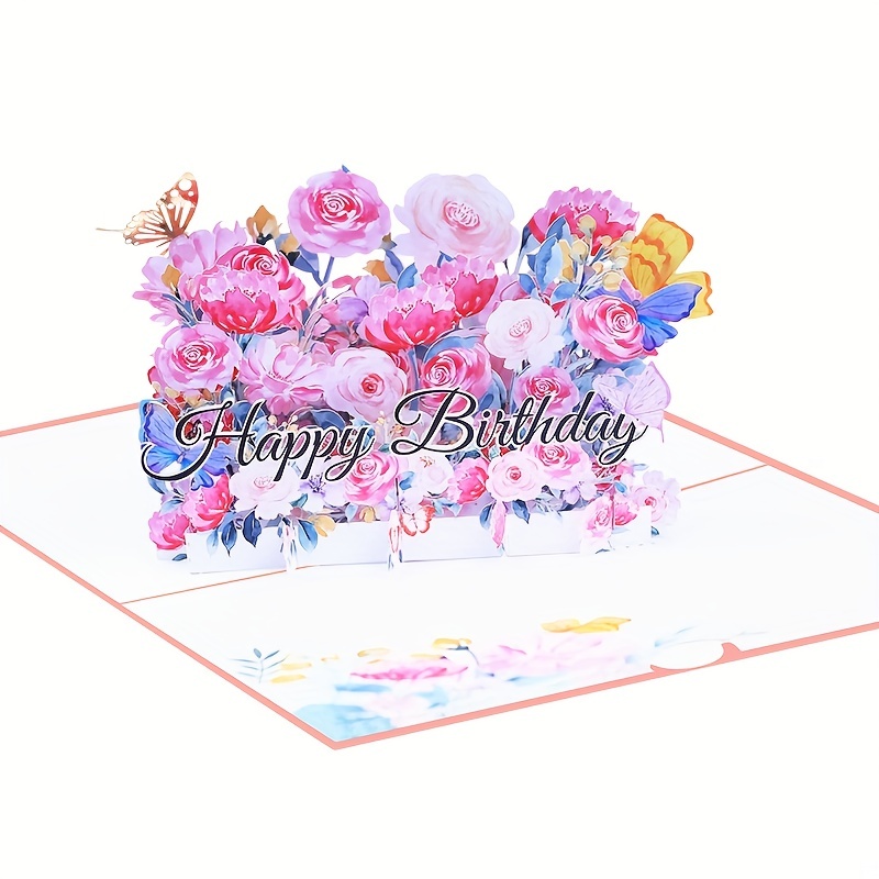 Tarjeta del día de la madre, regalo para abuelas, tarjetas de felicitación, regalo  para mamá, abuela, tarjeta emergente 3D para el día de la madre con sobre,  idea de regalo para mamá