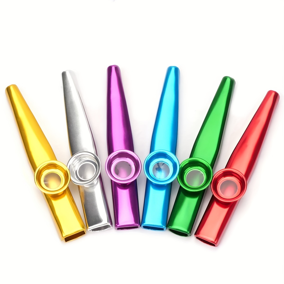 Kazoos With 5 Extra Membranes Metal Kazoo With Adjustable - Temu