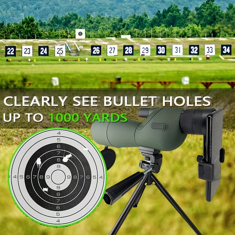 Xgazer Optics Monocular de alta potencia de 12 x 50 pulgadas, impermeable,  para observación de aves, caza, pesca, viajes, safari, senderismo