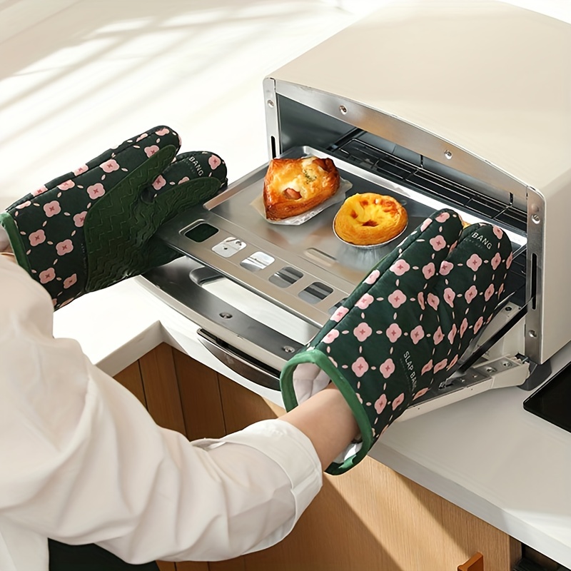 Paquete de 2 guantes de silicona para horno, divertidos mini guantes de  búho, guantes de horno resistentes al calor, manoplas de cocina para  cocinar y