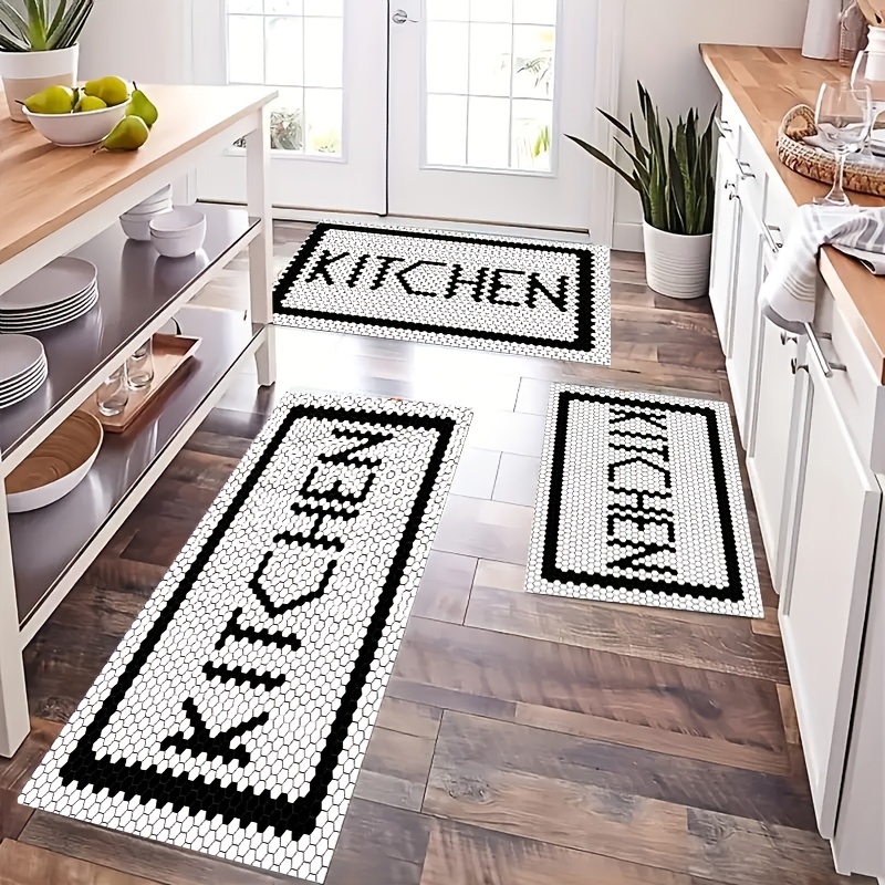 Kitchen Mat Modern Non-Slip Foot Rug Home Hallway Doormat Living Room