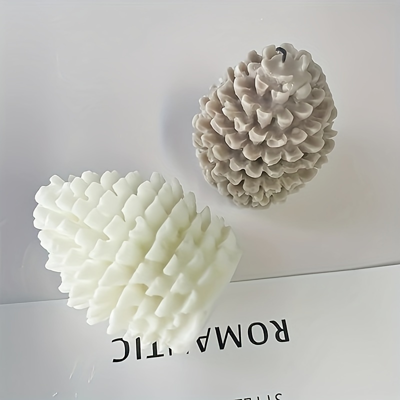 3D Pinecone Silicone Candle Mold Soap Cake Resin Moulds Candle Making Molds
