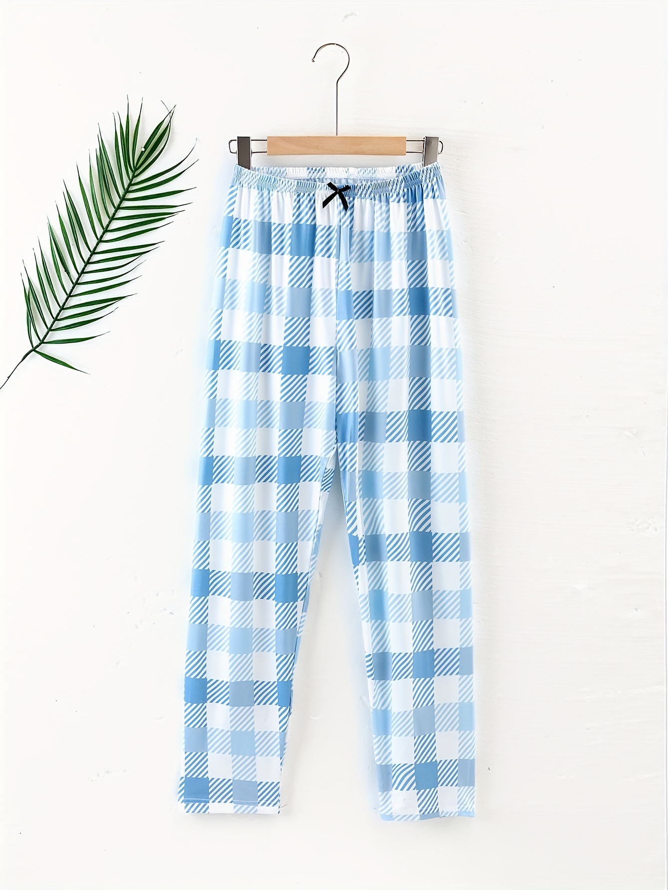 Blue Pajama Pants - Temu