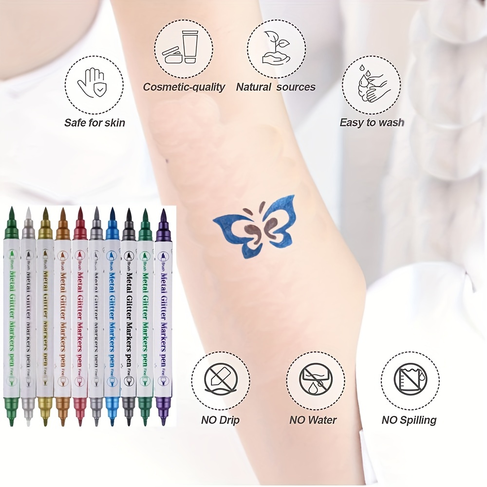  Temporary Tattoo Body Markers For Skin