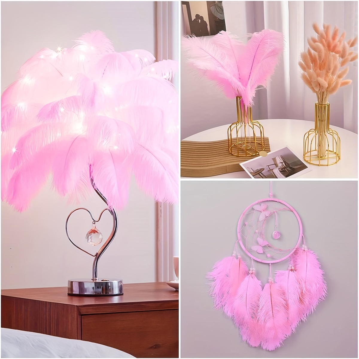 Natural Ostrich Feathers / For Diy Halloween Decorations - Temu