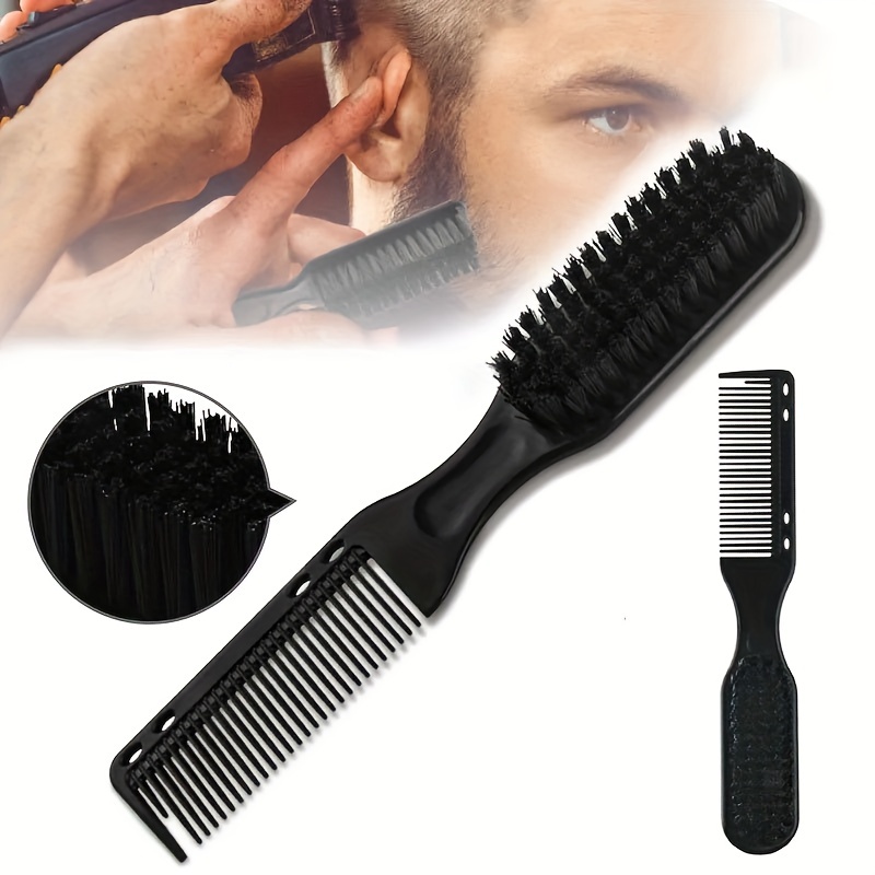4pcs Double Sided Comb Brush Small Beard Styling Brush