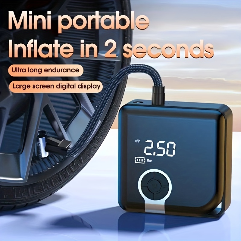 Pompe Gonflable Portable, Mini Pompe Gonflable, Pompe à Batterie  Rechargeable de 4000mAh (pour Les piscines pour Enfants), Mini Pompe à  Coussin d'air