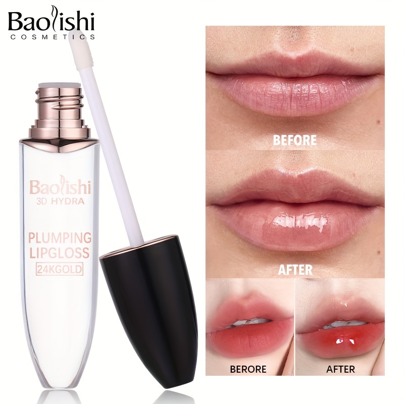 Clear Lip Gloss Hydrating Lip Oil Big Lips Gloss Base - Temu