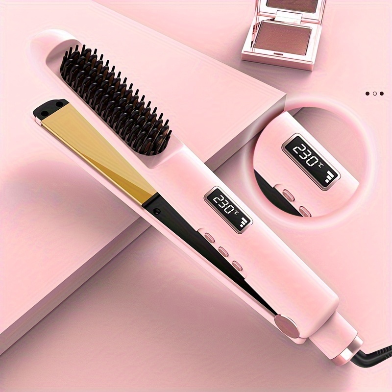 Brosse lissante pour cheveux 2 en 1 K-Skin brosse lissante ionique boucleur  chaud Peigne - Chine Fer à friser et lisseur à cheveux prix